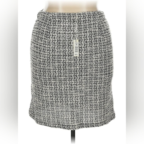 Max Studio Gray Tweed Mini Skirt Size XL NWT - Picture 3 of 6